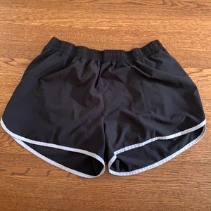 Black athletic shorts